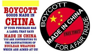 boycott made in china for a fair trade